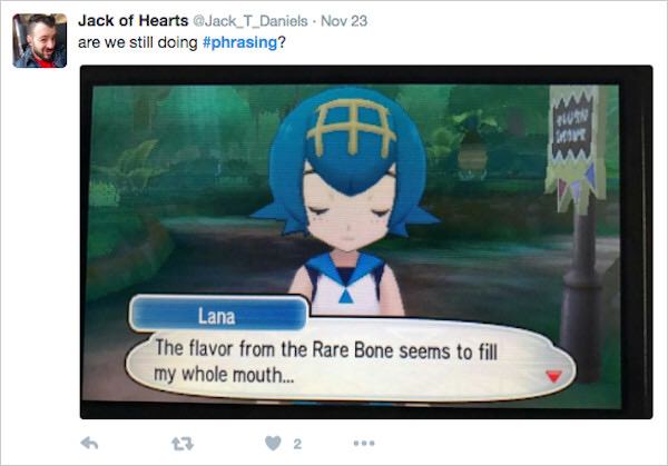 pokemon press a to pound - Jack of Hearts . Nov 23 are we still doing ? Lana The flavor from the Rare Bone seems to fill my whole mouth...