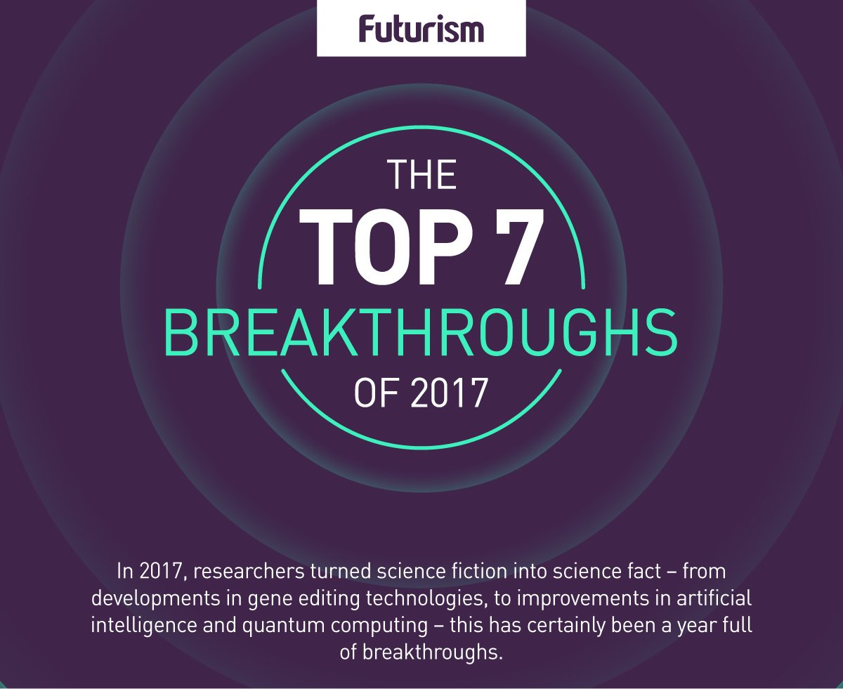 7 Of The Greatest Breakthroughs Of 2017