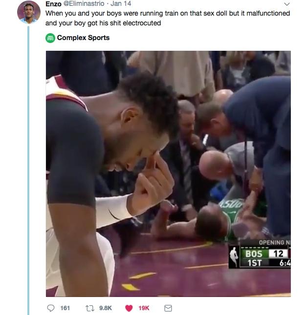 gordon hayward injury 2017 - Enzo Eliminastrio. Jan 14 When you and your boys were running train on that sex doll but it malfunctioned and your boy got his shit electrocuted Complex Sports Opening N Bos 12 1ST 161 12 19