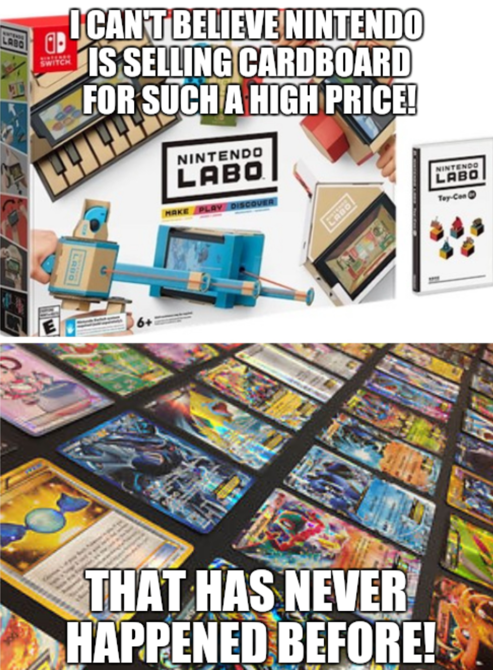 nintendo labo pegi - Icant Believe Nintendo Is Selling Cardboard For Such A High Price! Lucan Nintendo Labo That Has Never Happened Before!