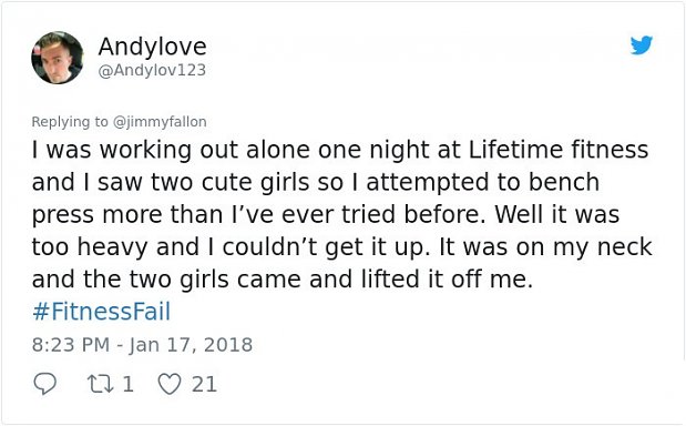 People Share Their Biggest Gym Fail