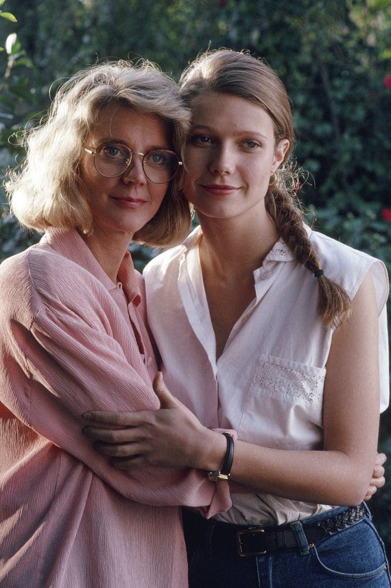 Blythe Danner with her daughter Gwyneth Paltrow.