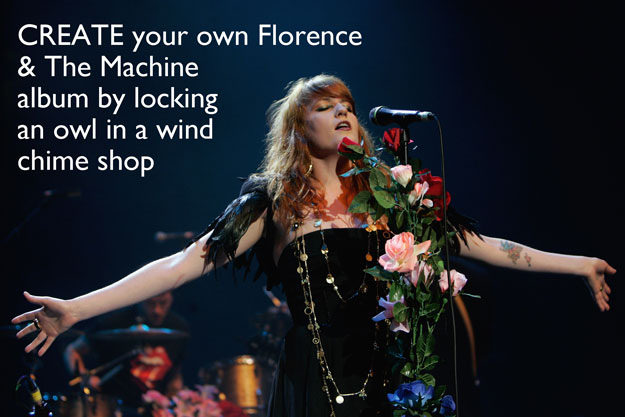florence and the machine owl wind chime - Create your own Florence & The Machine album by locking an owl in a wind chime shop