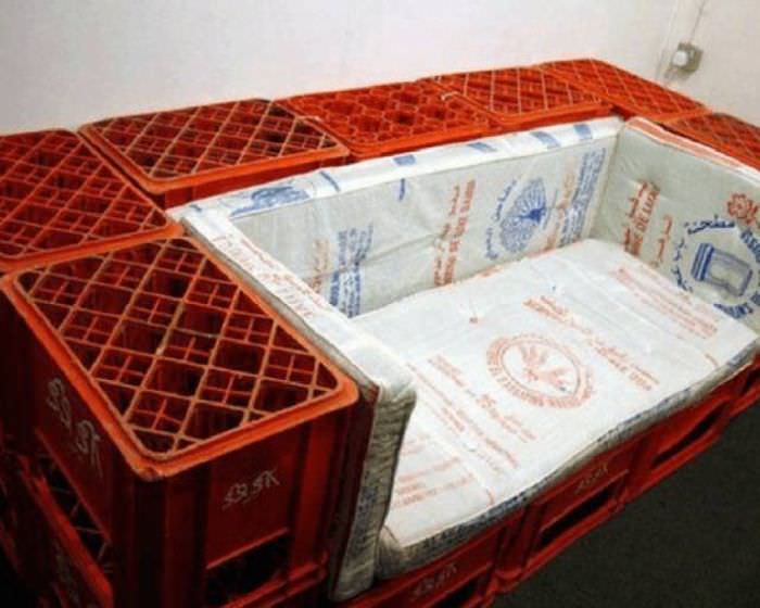 milk crate couch
