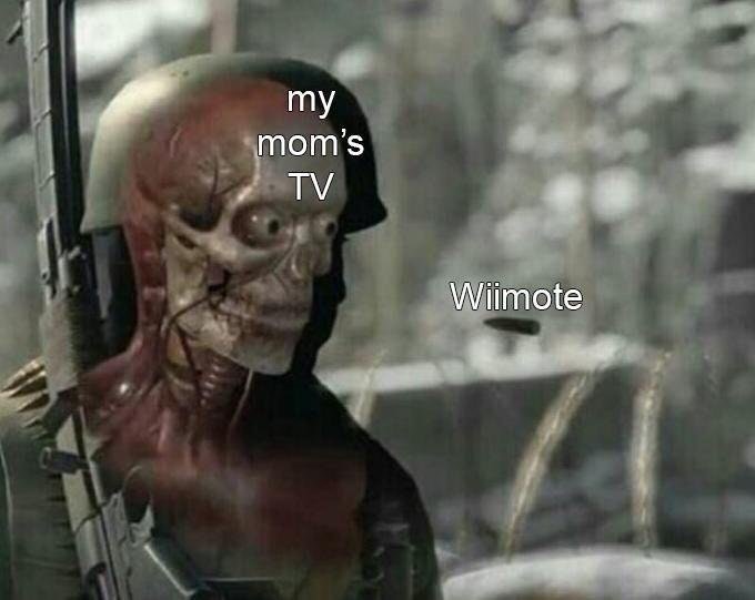 sniper elite 4 memes - my mom's Tv Wiimote