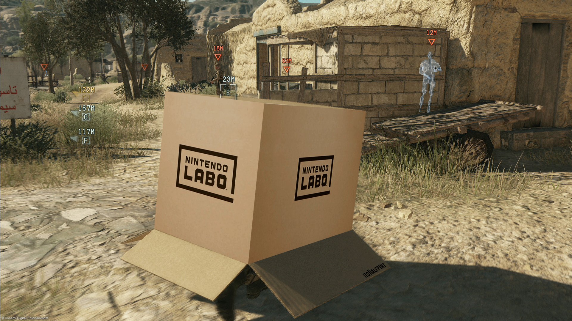 metal gear solid cardboard box - Nintendo Labo