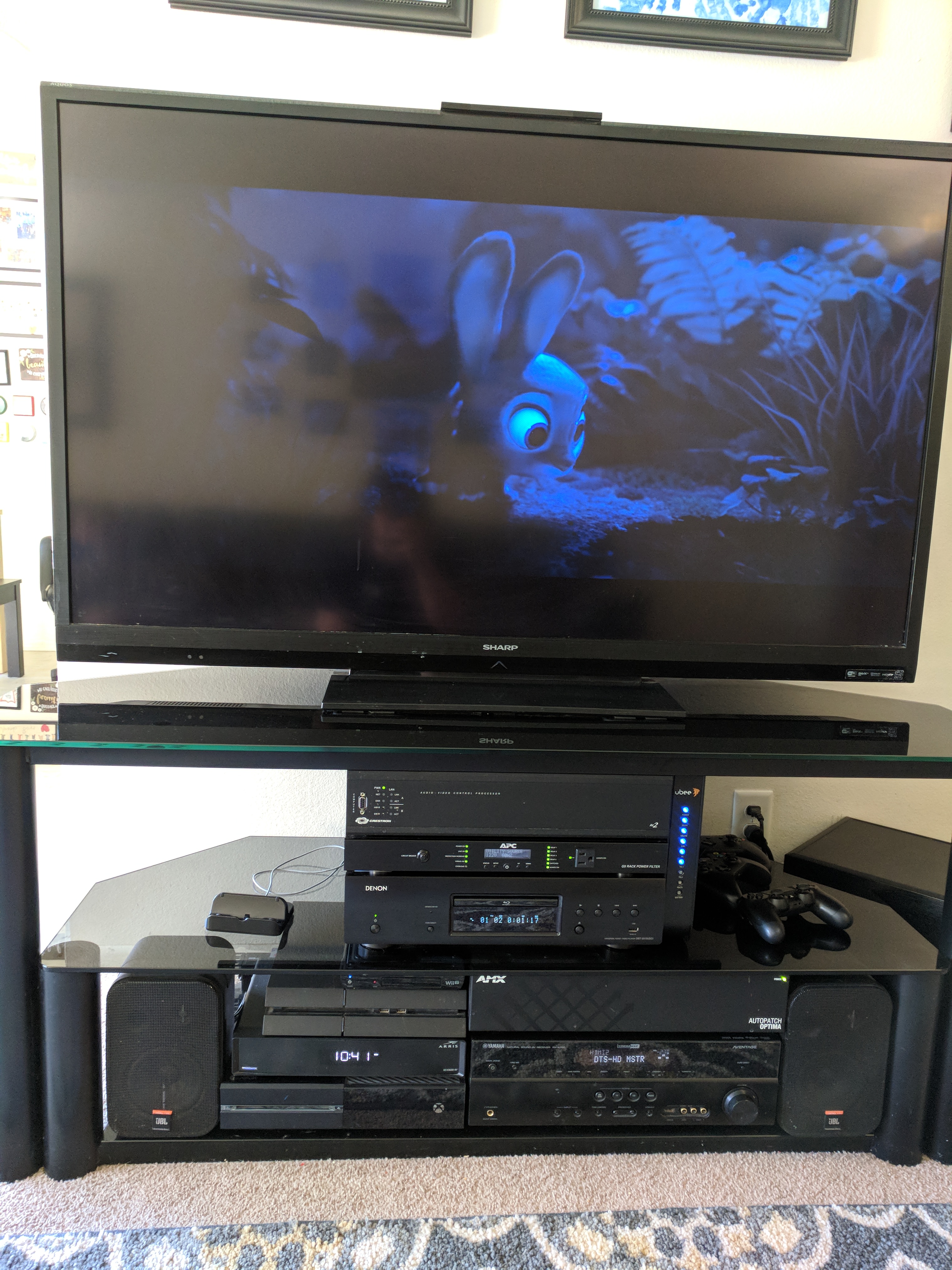 "This is the current 65 inch setup."