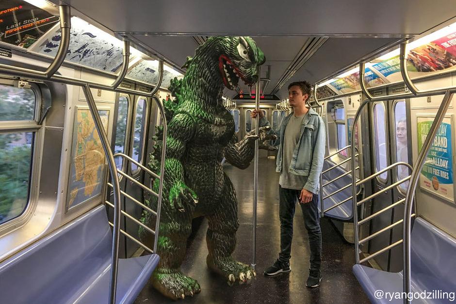 Guy's Life Improves Drastically After He Buys A Godzilla For 8 Bucks