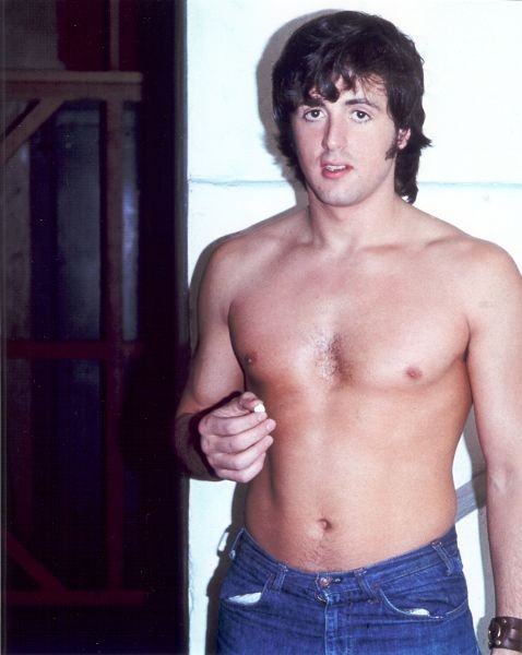 Sylvester Stallone at 24.