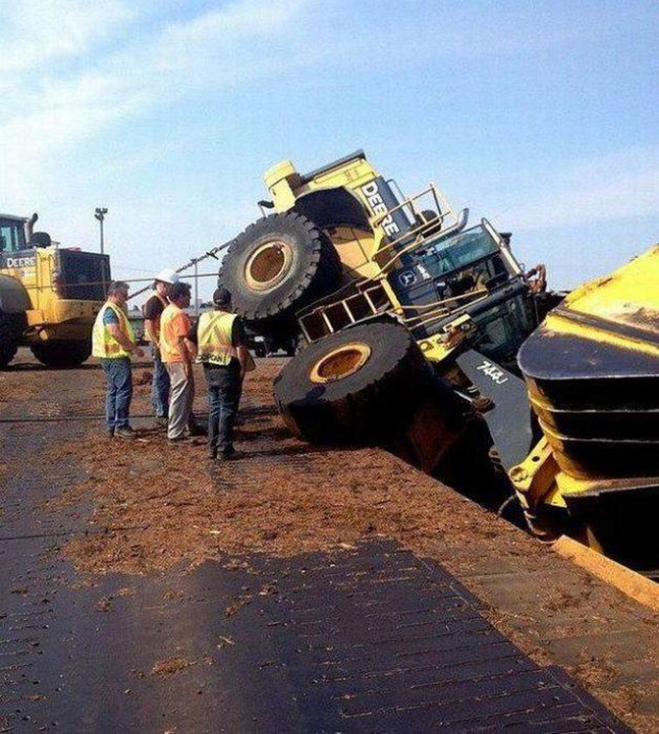 bad luck bulldozer