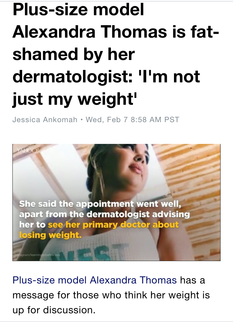 Overweight Woman Gets Triggered After The Doctor Says Her Weight Is A Health Hazard