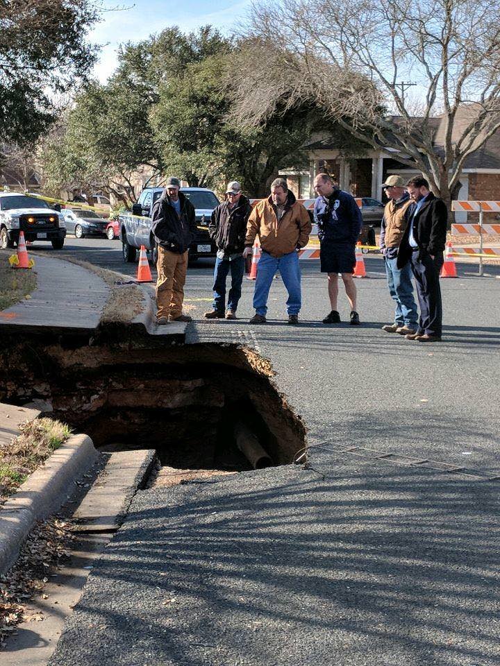 A water leak that caused a sinkhole In Round Rock led to a much bigger discovery...