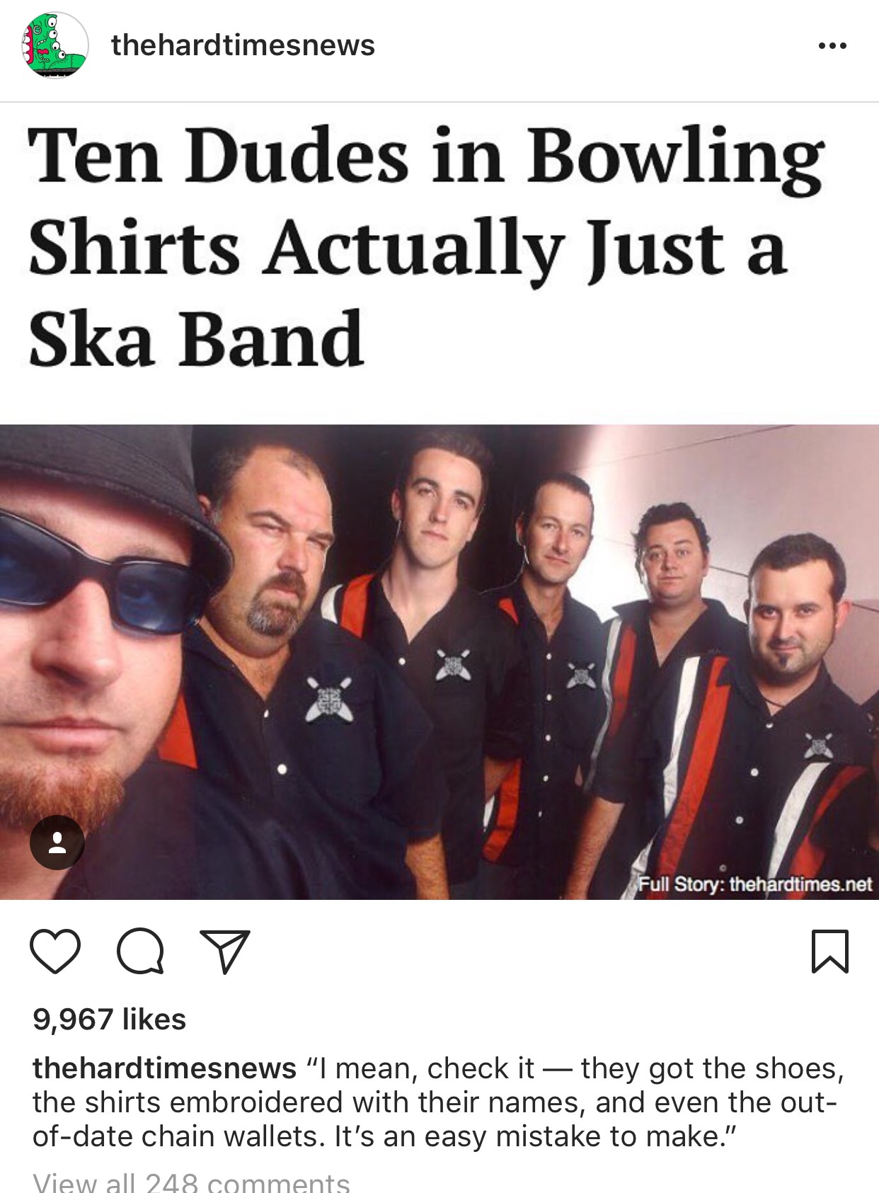 ska bowling shirt - thehardtimesnews Ten Dudes in Bowling Shirts Actually Just a Ska Band Full Story thehardtimes.net Q V 9,967 thehardtimesnews "I mean, check it they got the shoes, the shirts embroidered with their names, and even the out ofdate chain w