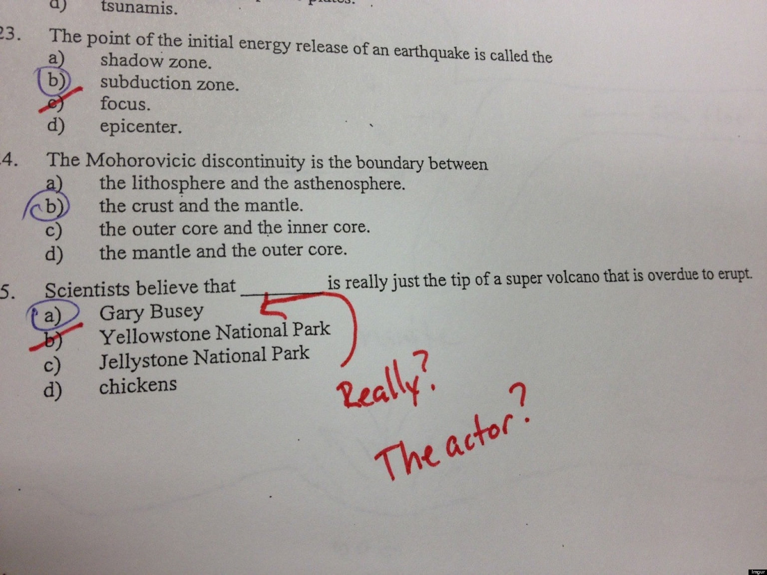 19 Quality Exam Fails That Will Leave You Speechless