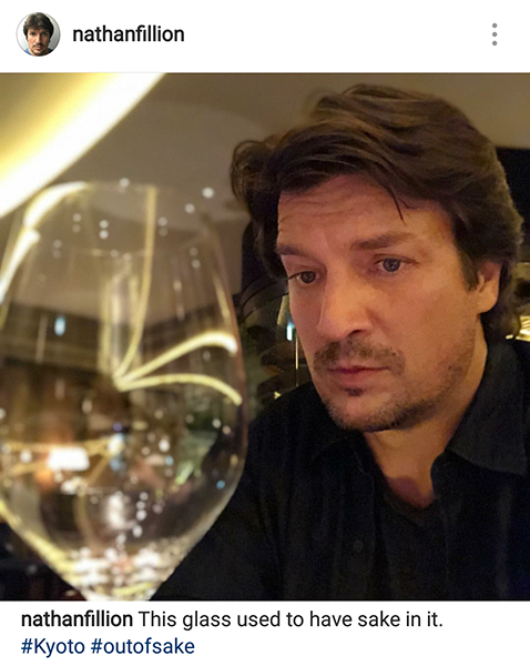 alcohol - nathanfillion nathanfillion This glass used to have sake in it.