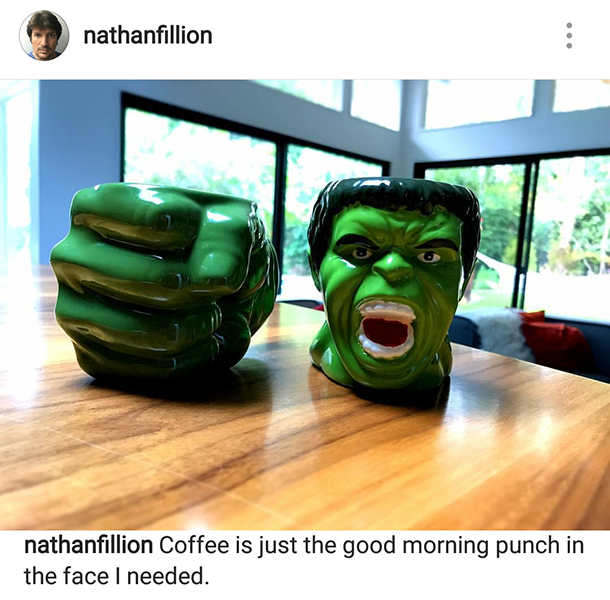 nathanfillion nathanfillion Coffee is just the good morning punch in the face I needed.