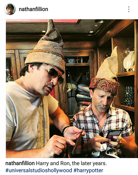 photo caption - nathanfillion nathanfillion Harry and Ron, the later years.
