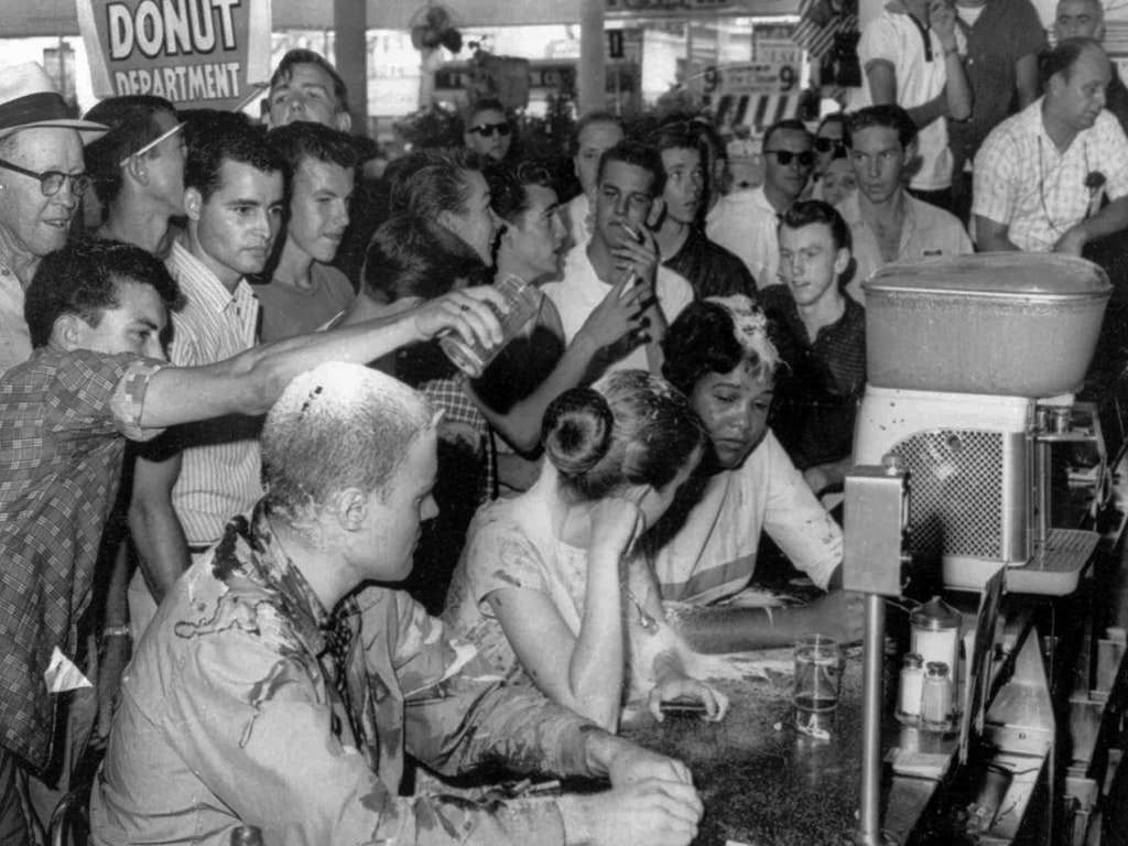 The Greensboro sit-ins. A series of nonviolent protests in Greensboro, North Carolina, in 1960.