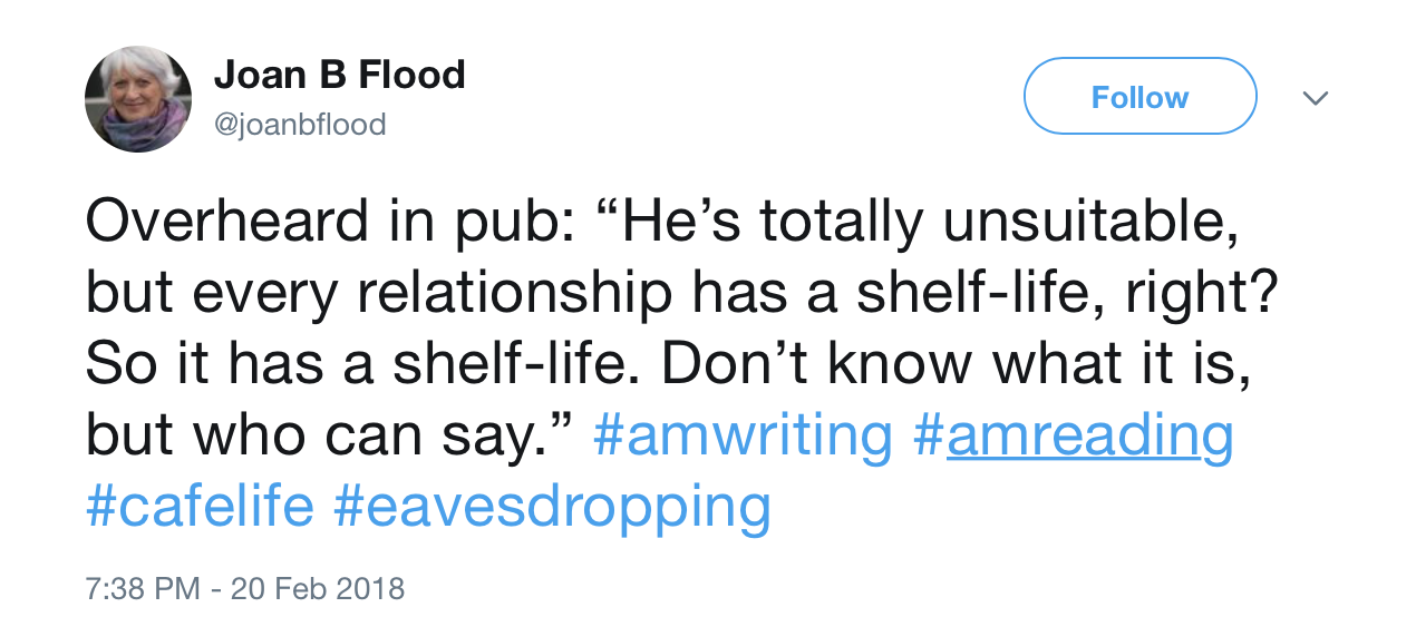 harry potter funny - Joan B Flood . Overheard in pub "He's totally unsuitable, but every relationship has a shelflife, right? So it has a shelflife. Don't know what it is, but who can say.