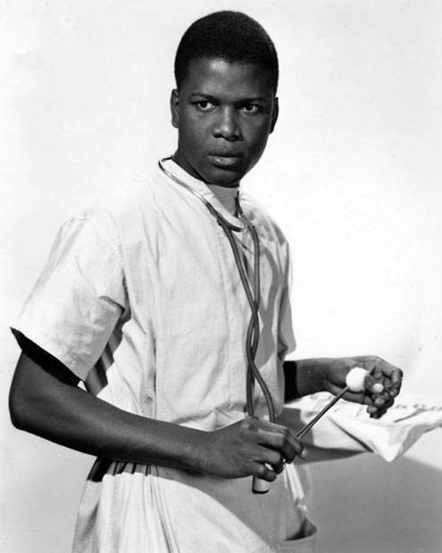 Sidney Poitier at 22.