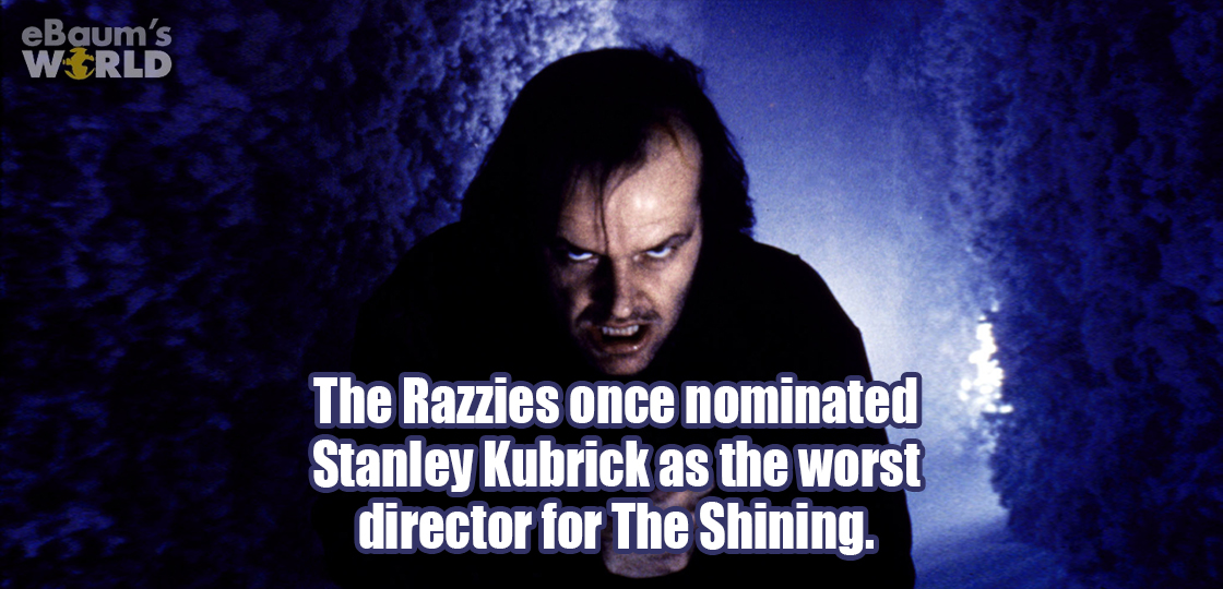 darkness - eBaum's World The Razzies once nominated Stanley Kubrick as the worst director for The Shining.
