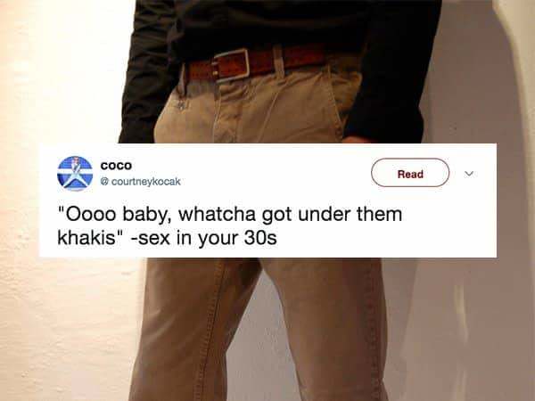 thigh - Coco Read Read v "Oooo baby, whatcha got under them khakis" sex in your 30s