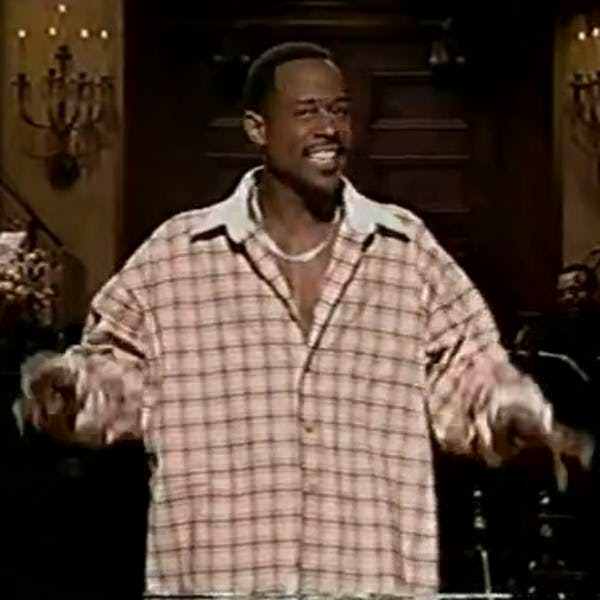 Martin Lawrence. After first pointing out the racial makeup of the in-studio audience, stand-up comedian Martin Lawrence tested the patience of the censors, producers, and women around the globe when he went on a rant during his February 19, 1994, monologue. Lawrence shared his views on 90s women, specifically his feelings on their declining feminine hygiene habits. The bit was later removed from repeats of the episode and Lawrence was banned from the series.