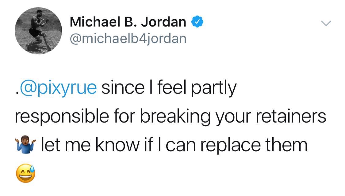 Horny Girl Becomes Famous After Michael B. Jordan Offers to Buy Her New Retainer