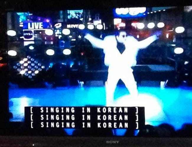 tv closed caption - Uve Singing In Korean Singing In Korean Singing In Korean