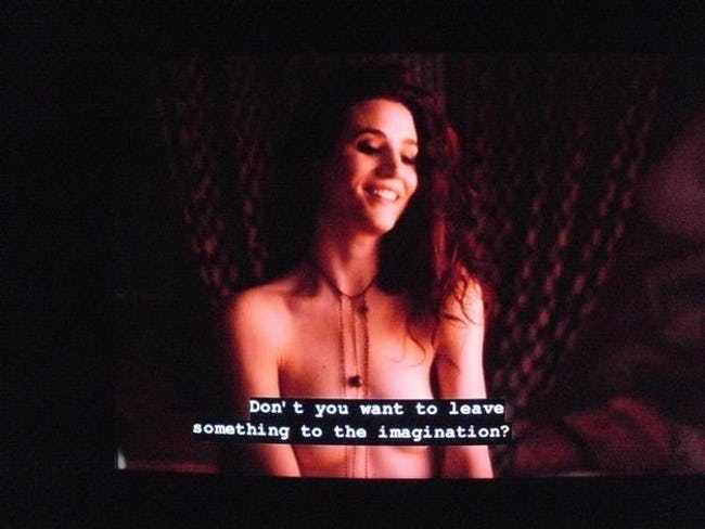 netflix subtitle fails - Don't you want to leave something to the imagination?