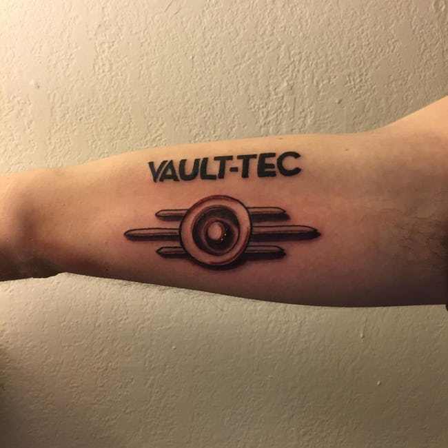 Fallout Gaming Tattoos  - fallout tattoos - VaultTec