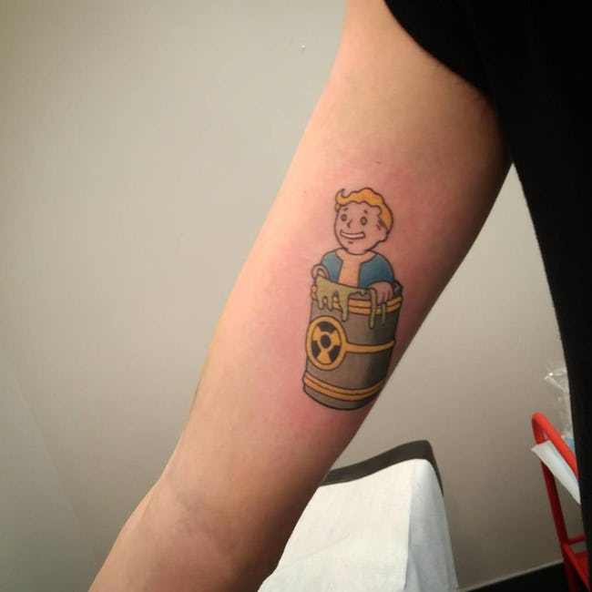 Fallout Gaming Tattoos  - real life fallout 4 tattoos