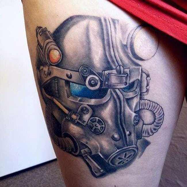 Fallout Gaming Tattoos  - tatuagem fallout 4