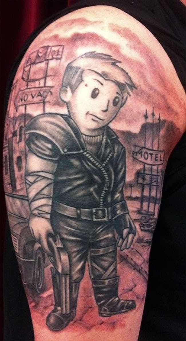 Fallout Gaming Tattoos  - fallout 4 ncr tattoo