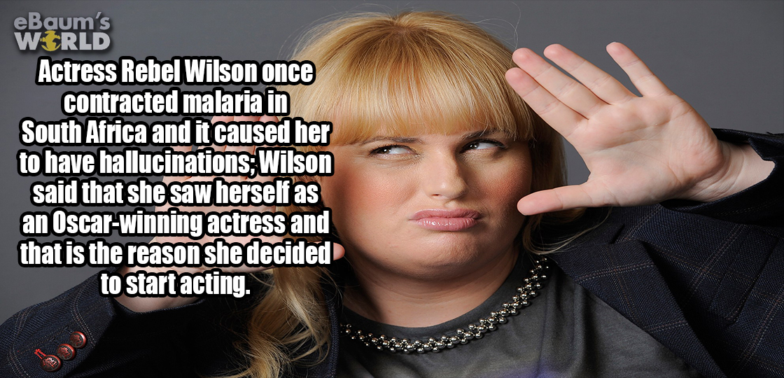 anti joke chicken - eBaum's World Actress Rebel Wilson once contracted malaria in South Africa and it caused her to have hallucinations; Wilson said that she saw herself as an Oscarwinning actress and that is the reason she decided to start acting.