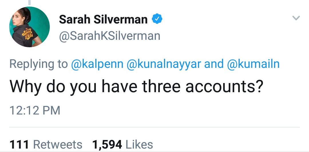 ... but Sarah Silverman took no prisoners that day!