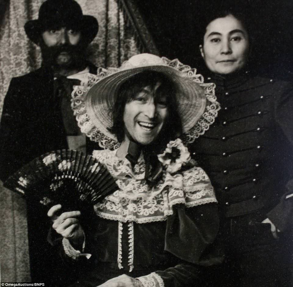 John Lennon and his wife Yoko Ono.