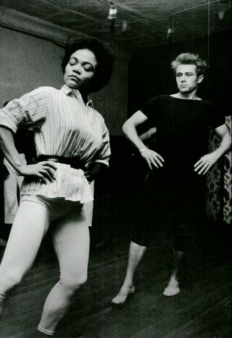 Eartha Kitt and James Dean. I have no idea what is going on here...