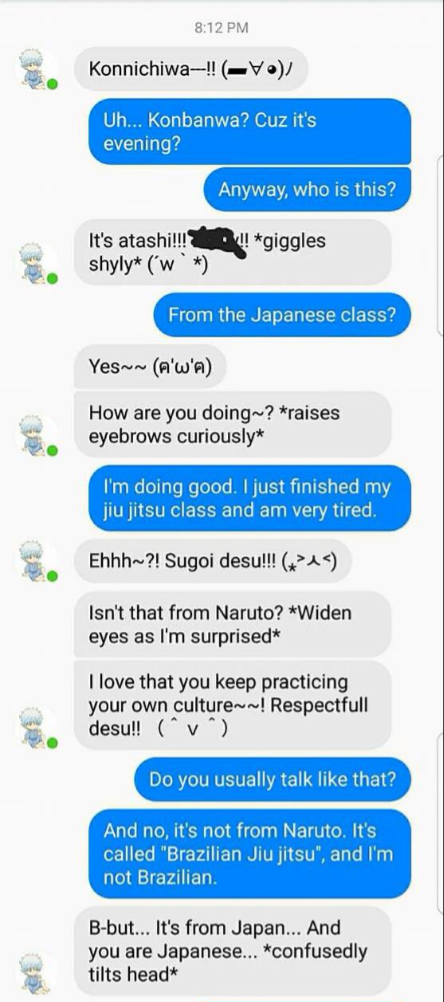 Crazy Weeaboo Girl Harasses Asian Guy In The Most Desperate Way Possible