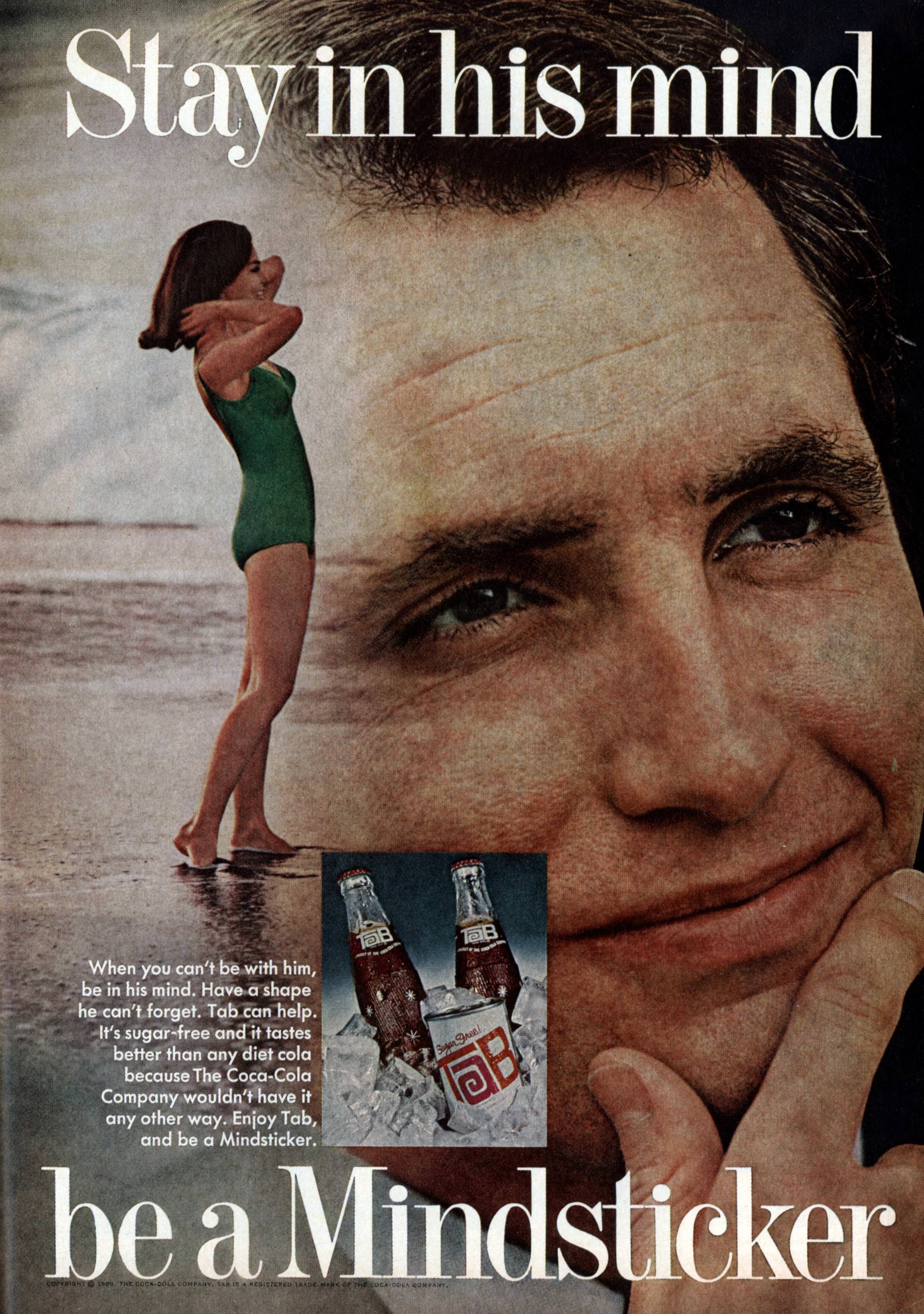 Vintage magazine ad for Tab.