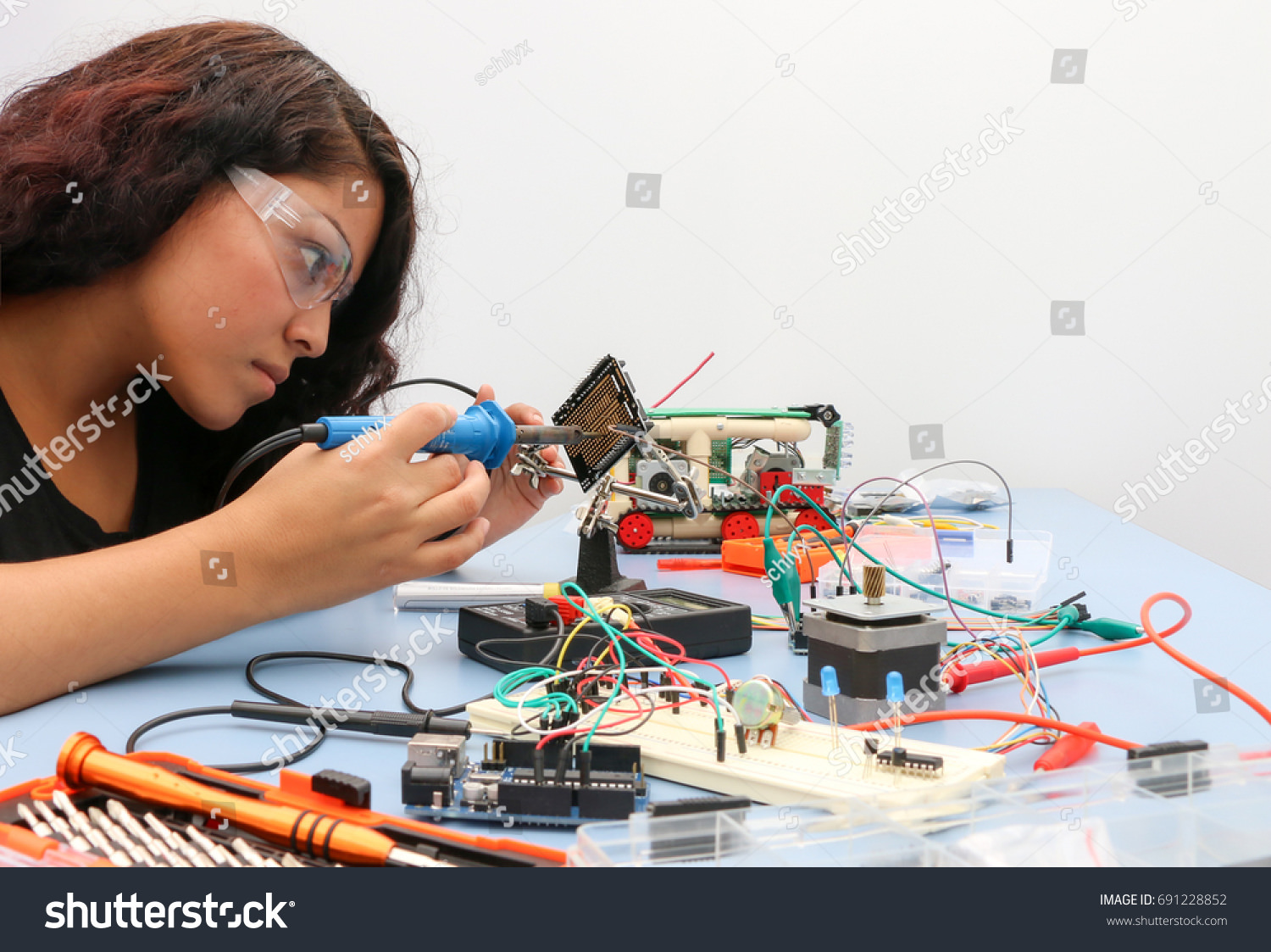 Is she soldering what I think she's soldering?