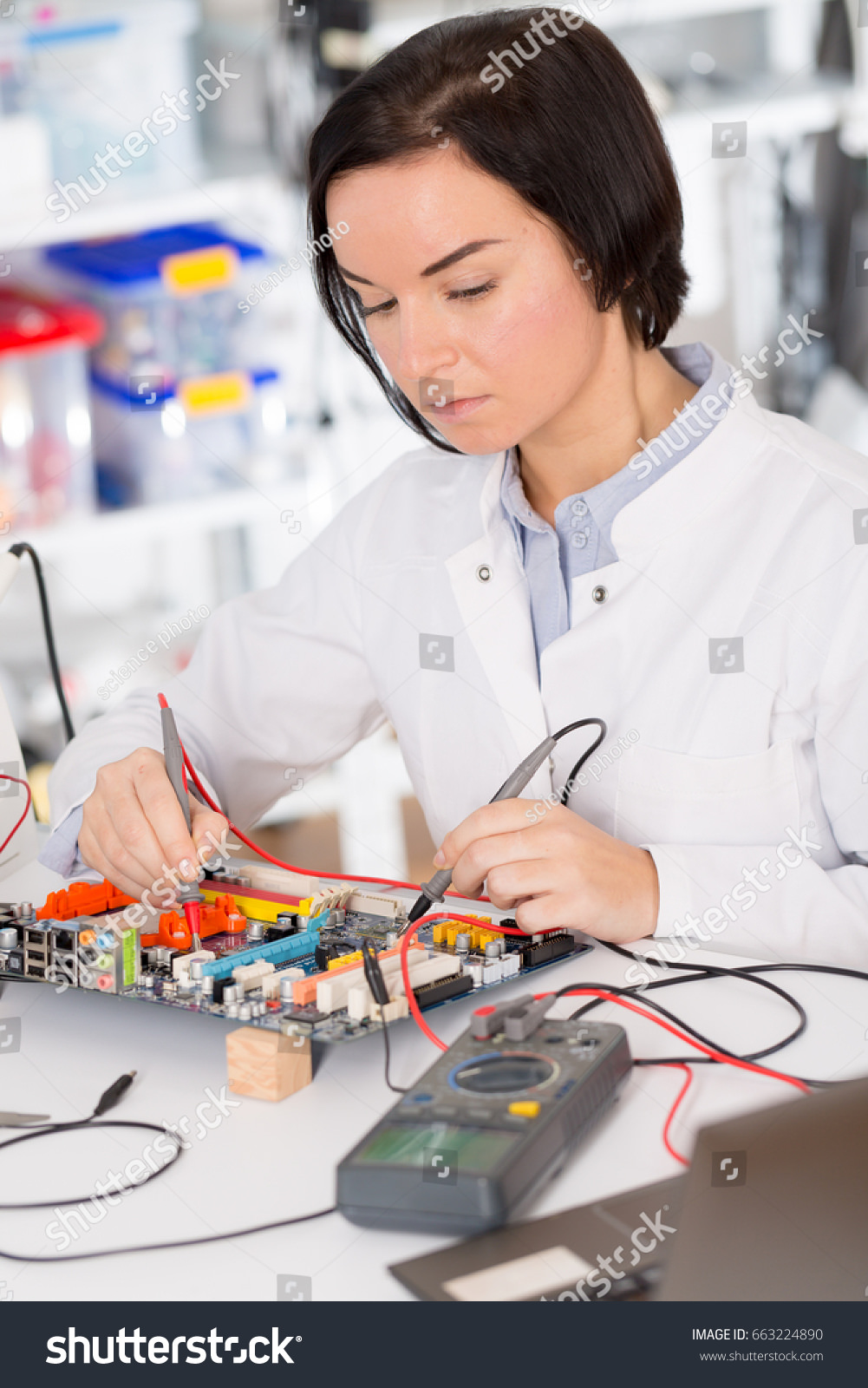 Ah yes, using the multimeter on two opposite sides of the motherboard...