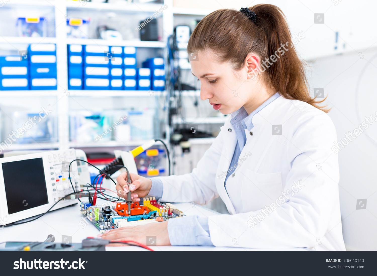 Stock Photos of People Repairing Electronics That You Better NOT Follow