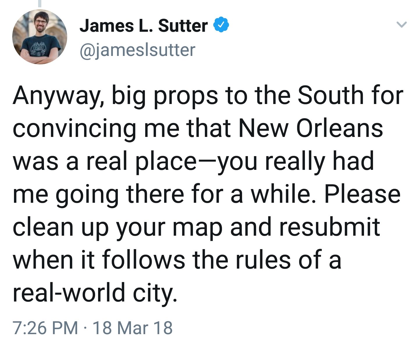 Pathfinder Co-creator Tears Into The Terrible Map Creation For New Orleans