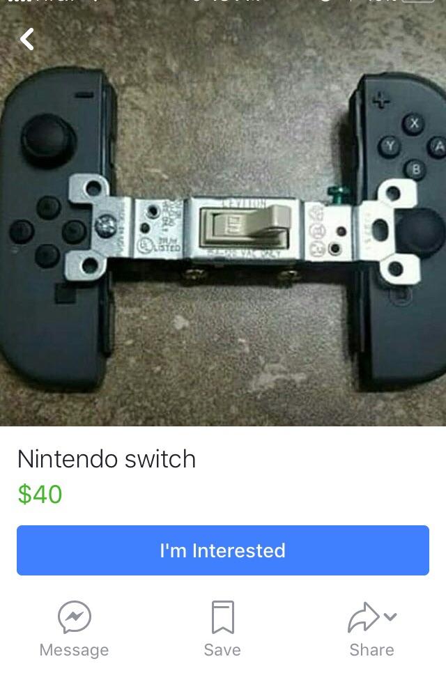 nintendo switch funny - Nintendo switch $40 I'm Interested Message Save