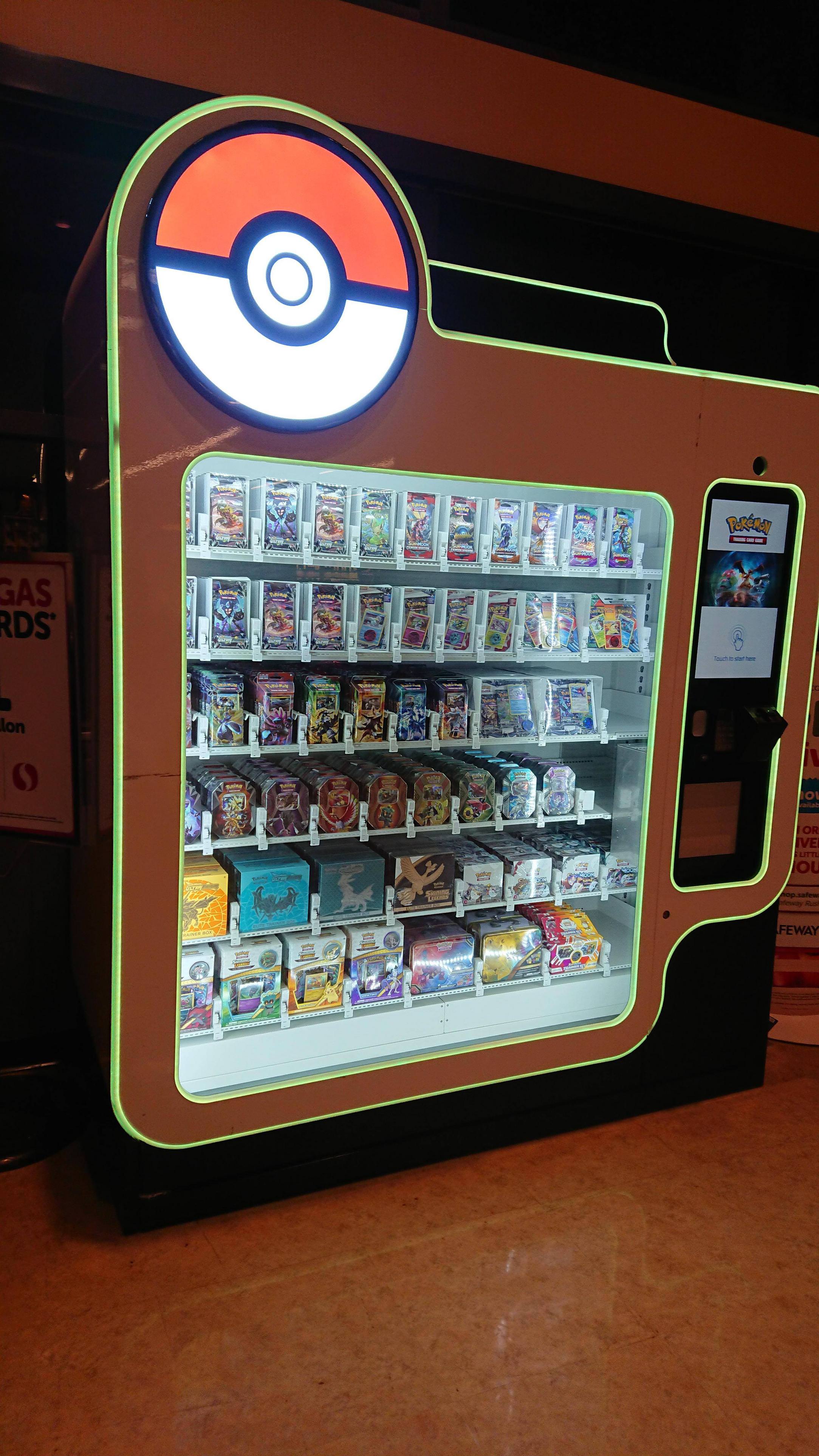 pokemon tcg vending machine -