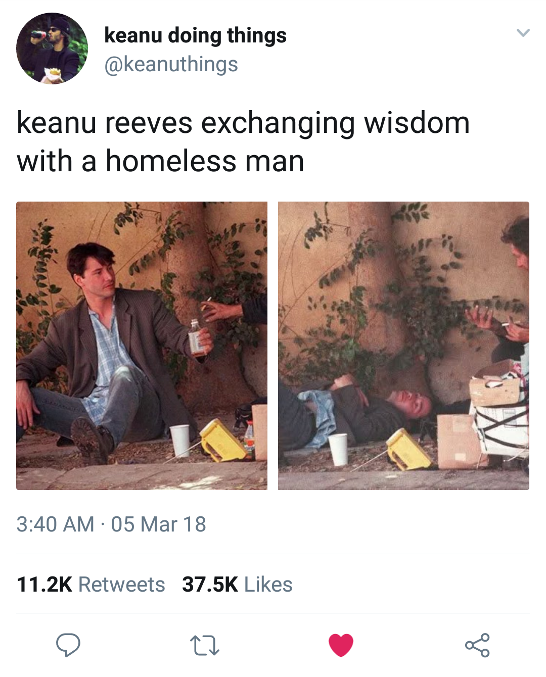 Keanu Reeves Moments That Will Make You Ponder Life