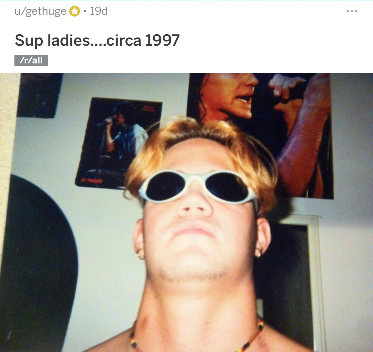 selfie - ugethuge 19d Sup ladies....circa 1997 rall