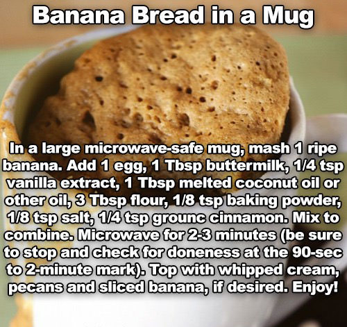 Awesome Snacks You Can Do In You Mug