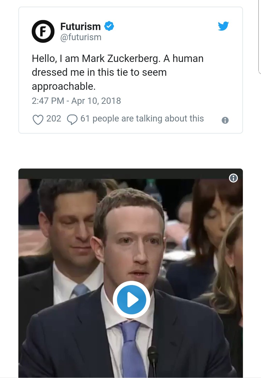 mark zuckerberg smile slider - Futurism Hello, I am Mark Zuckerberg. A human dressed me in this tie to seem approachable. 202 6